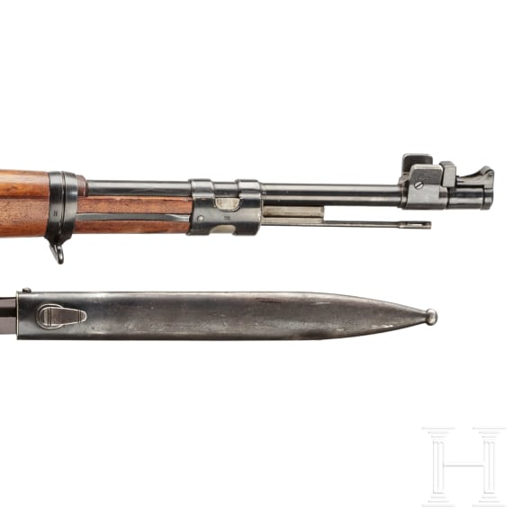 Karabiner 98 k Mod. 1937, Mauser, mit Seitengewehr
