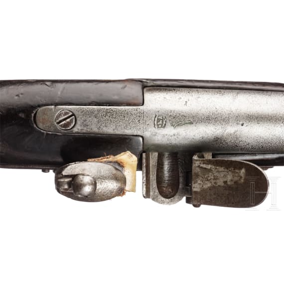 Milit&auml;rische Steinschlosspistole, Osmanisches Reich, Belgien, um 1850