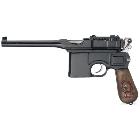 Mauser C 96/16, mit Kasten