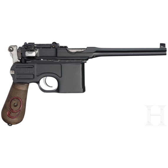 Mauser C 96/16, mit Kasten