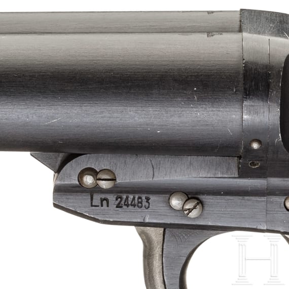 Doppell&auml;ufige Fliegerleuchtpistole Mod. L, Code "gpt - 1944"