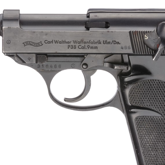 Walther P 38 mit ngl. Einstecksystem, Polizei (BMI)