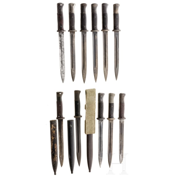 Elf Seitengewehre M 84/98 n. A.