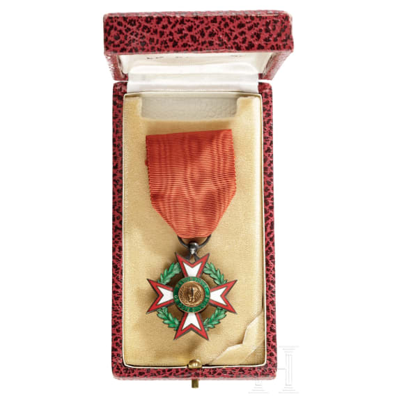 Elfenbeinküste - Ritterkreuz des Ordre National mit Verleihungsurkunde für "Dr. Erich Torke, Directeur chez Krupp", 1967