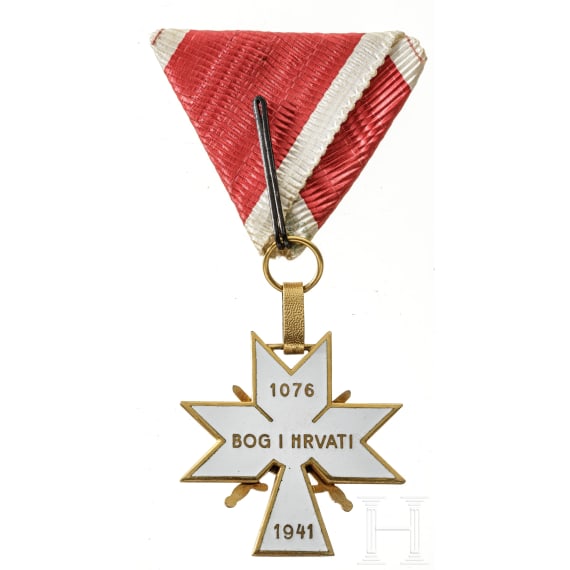 Orden der Krone K&ouml;nig Zvonimirs - Kreuz 3. Klasse mit Schwertern