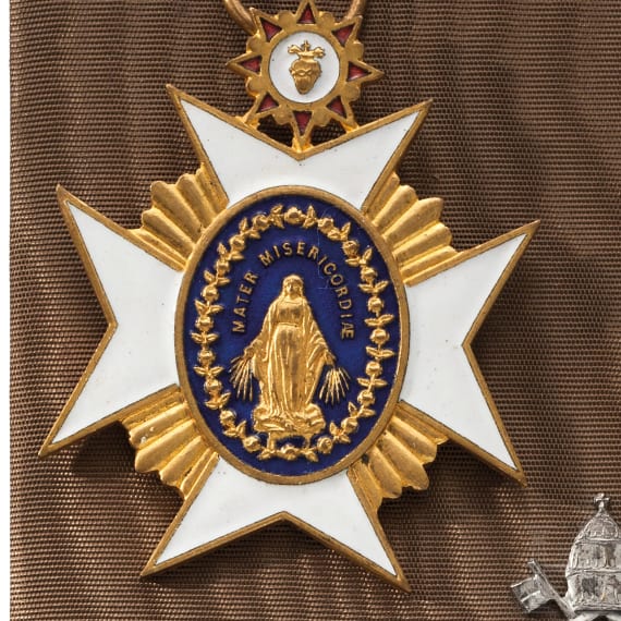 Papst Paul VI. - silberne Benemerenti-Medaille für Verdienste um das heilige Jahr 1975 in Etui
