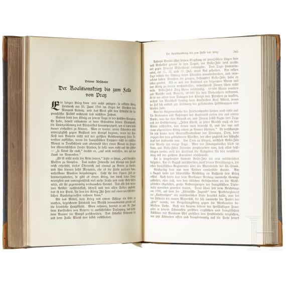 Reinhold Kofer - "Geschichte Friedrichs des Gro&szlig;en", mit Exlibris, Band 1-4,