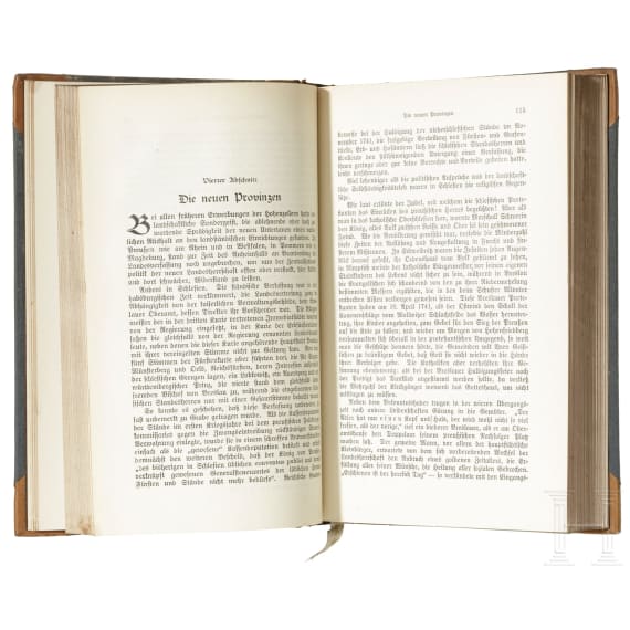 Reinhold Kofer - "Geschichte Friedrichs des Gro&szlig;en", mit Exlibris, Band 1-4,