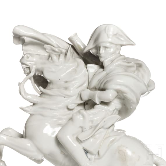 Drei Napoleon-Figuren, Porzellanmanufaktur Scheibe-Alsbach, 20. Jhdt.