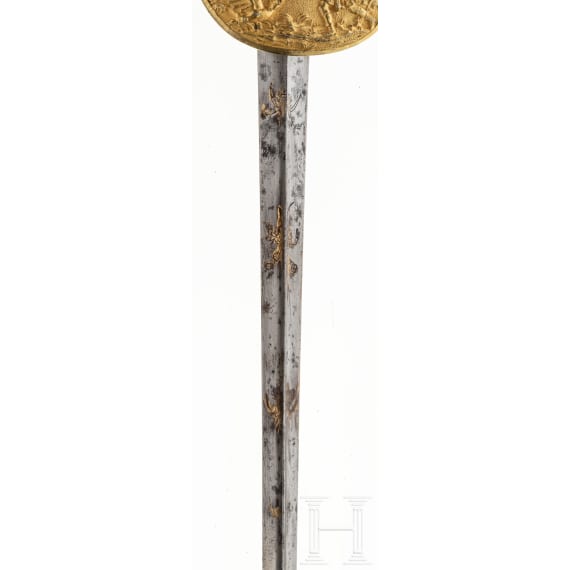 A small sword for officers of the guard or members of the court, 19th century