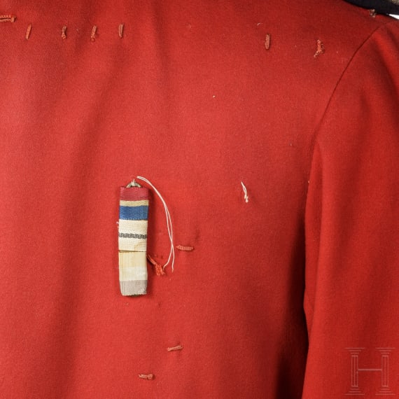 Waffenrock f&uuml;r einen Lieutenant im Bedfordshire Regiment, um 1900