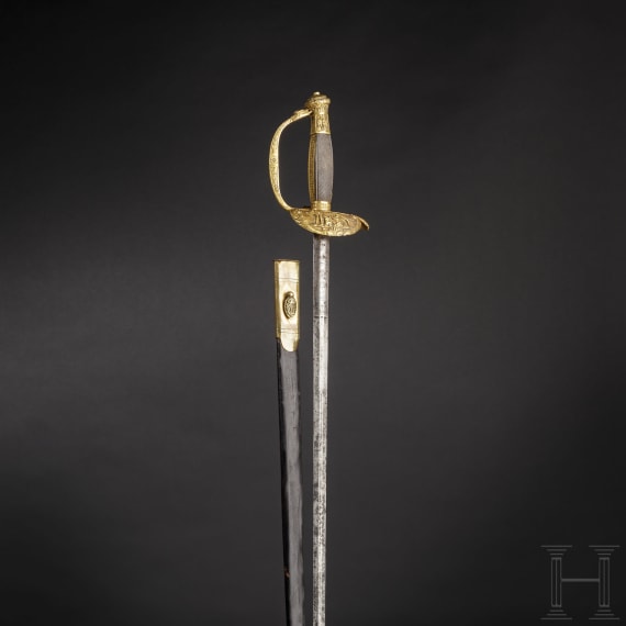 A small sword for members of the municipal government of Rome, ca. 1800