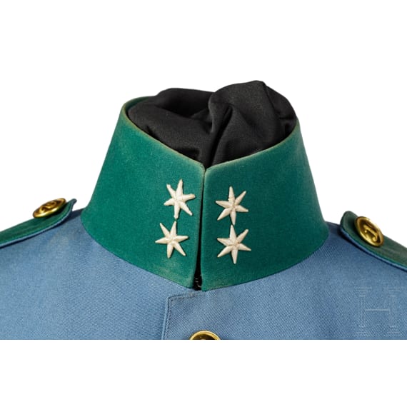 Waffenrock f&uuml;r einen Korporal der k.u.k. Infanterie, um 1900