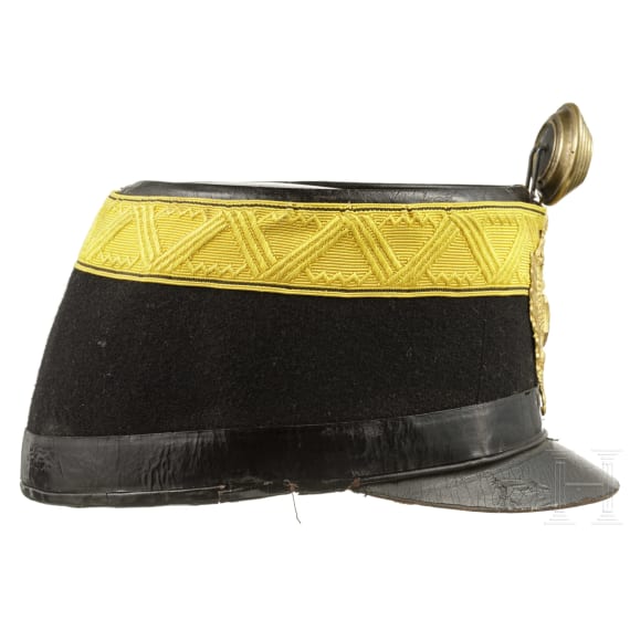 Tschako f&uuml;r einen Korporal der k.u.k. Infanterie, um 1900