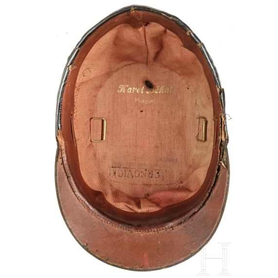 Tschako f&uuml;r einen Korporal der k.u.k. Infanterie, um 1900