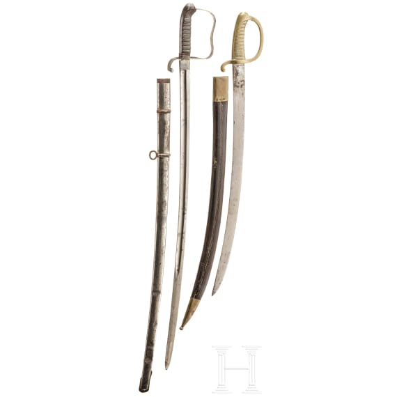 S&auml;bel M 1861 f&uuml;r Offiziere der Infanterie und Briquets&auml;bel, 19. Jhdt.