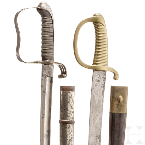 S&auml;bel M 1861 f&uuml;r Offiziere der Infanterie und Briquets&auml;bel, 19. Jhdt.