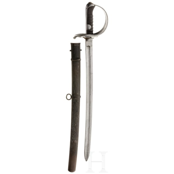 Gek&uuml;rzter S&auml;bel M 1869 f&uuml;r Mannschaften der Kavallerie