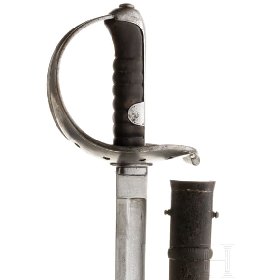 Gek&uuml;rzter S&auml;bel M 1869 f&uuml;r Mannschaften der Kavallerie