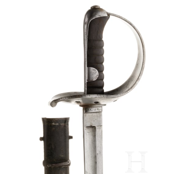 Gek&uuml;rzter S&auml;bel M 1869 f&uuml;r Mannschaften der Kavallerie