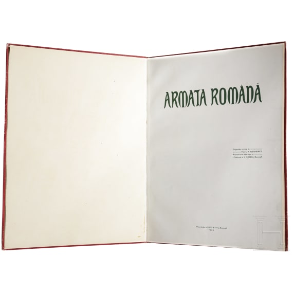 "Armata Romana", Bildband &uuml;ber die rum&auml;nische Armee, 1903