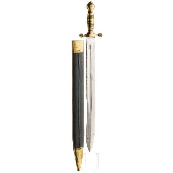 Faschinenmesser f&uuml;r Pioniere M 1834 Tesak, 20. Jhdt.