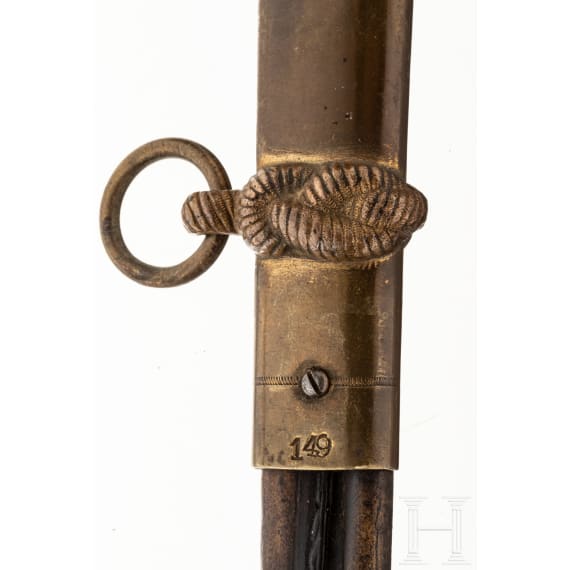 Säbel M 1852 für Offiziere der Marine