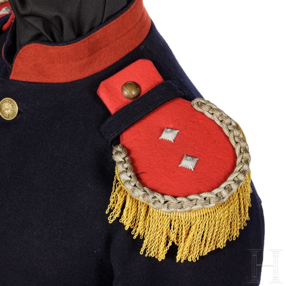 Zwei Uniformr&ouml;cke, Hose und Feldm&uuml;tze, 19./20. Jhdt.