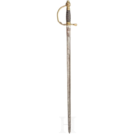 A German heavy cavalry sword, circa 1800