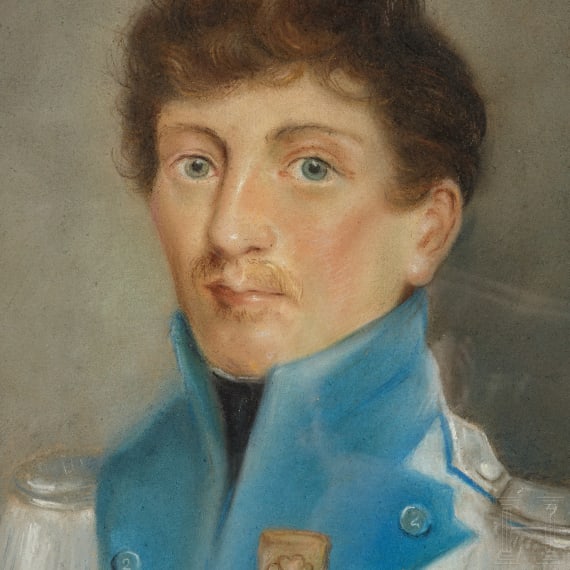 Portrait eines Offiziers der Rheinbund-Regimenter