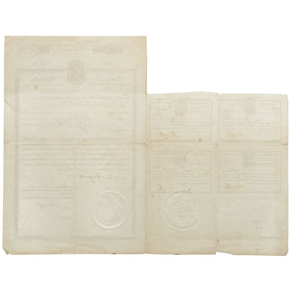 K&ouml;nigreich Westphalen - Obligation der Zwangsanleihe, 1812