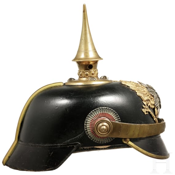Helm f&uuml;r Offiziere des Anhaltischen Infanterie-Regiments Nr. 93, um 1900