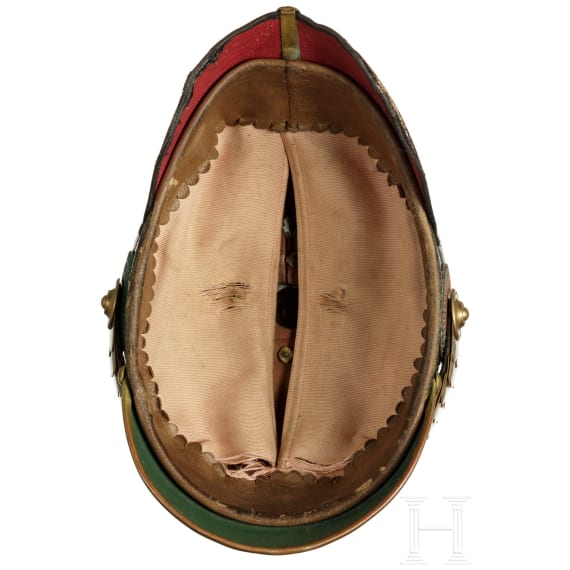 Helm für Offiziere des Anhaltischen Infanterie-Regiments Nr. 93, um 1900