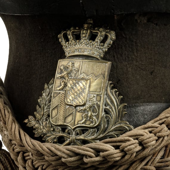 Bayerischer Tschako f&uuml;r Mannschaften, um 1830