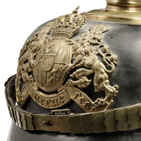 Helm M 1896 f&uuml;r einen Einj&auml;hrig-Freiwilligen