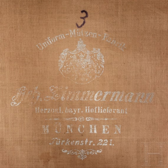 Schirmm&uuml;tze f&uuml;r Offiziere, um 1900