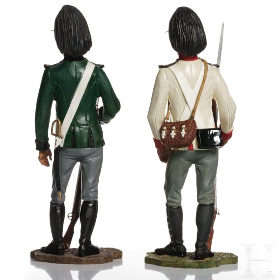 F&uuml;silier und J&auml;ger der Rumford-Zeit - Uniformfiguren von Kurt Posch, 2. H&auml;lfte 20. Jhdt.