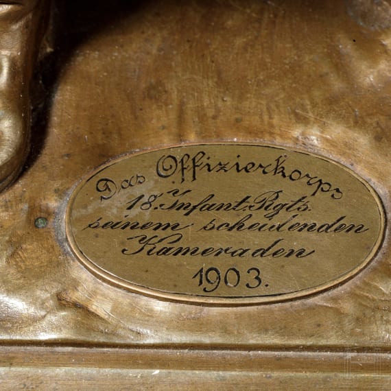K&ouml;niglich Bayerisches 18. Infanterie-Regiment "Prinz Ludwig Ferdinand" - Offiziersgeschenk, datiert 1903