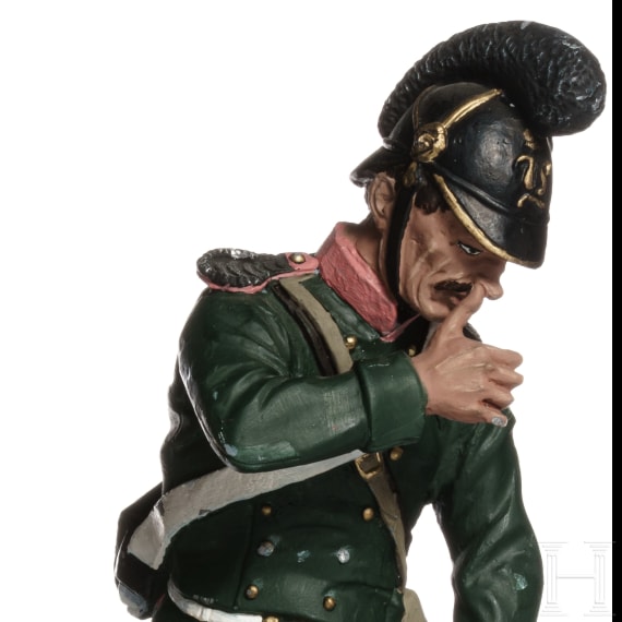 Bayerischer Chevauleger - Uniformfigur von Kurt Posch, 2. H&auml;lfte 20. Jhdt.