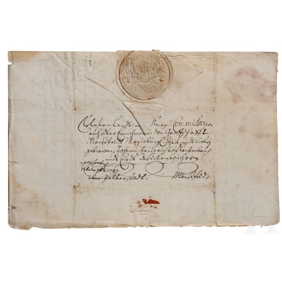 King Friedrich I of Prussia - an autograph, dated 29.8.1703