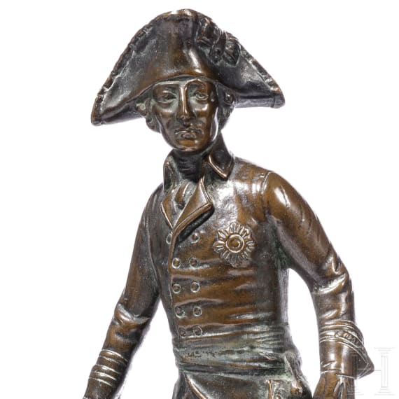 Frederick the Great - a statuette by Prof. Otto Poertzel (1876 - 1963)