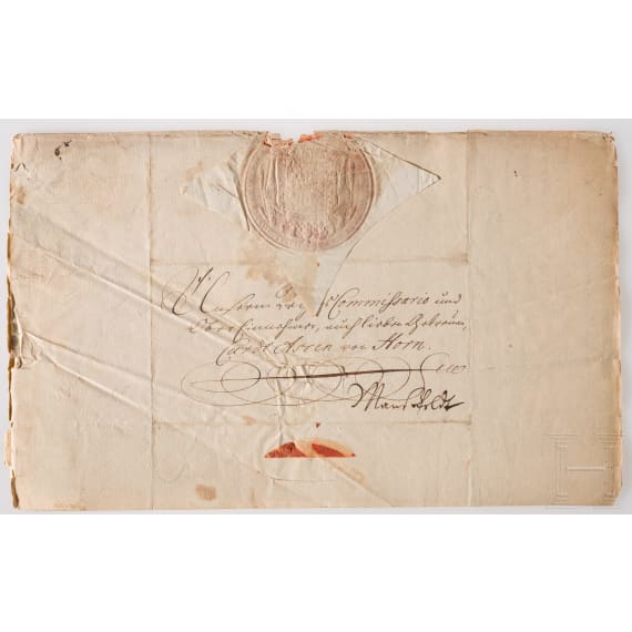 Preu&szlig;en - K&ouml;nig Friedrich Wilhelm I., Autograph, datiert 27.6.1716