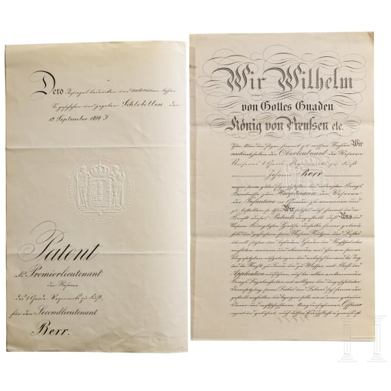 Kaiser Wilhelm II. - vier Autographen, datiert 1894 - 1914