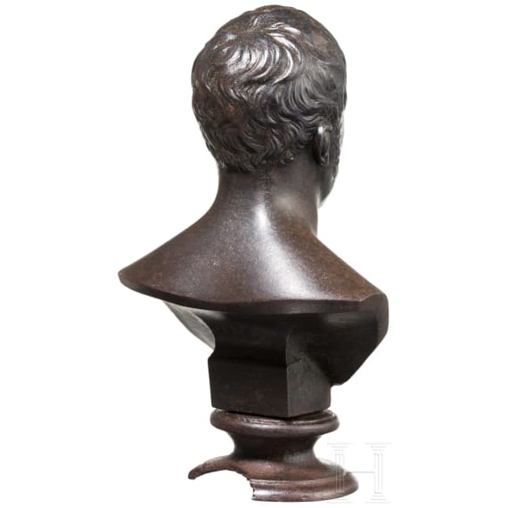 B&uuml;ste Friedrich Wilhelm III. aus Berliner Eisen, um 1840