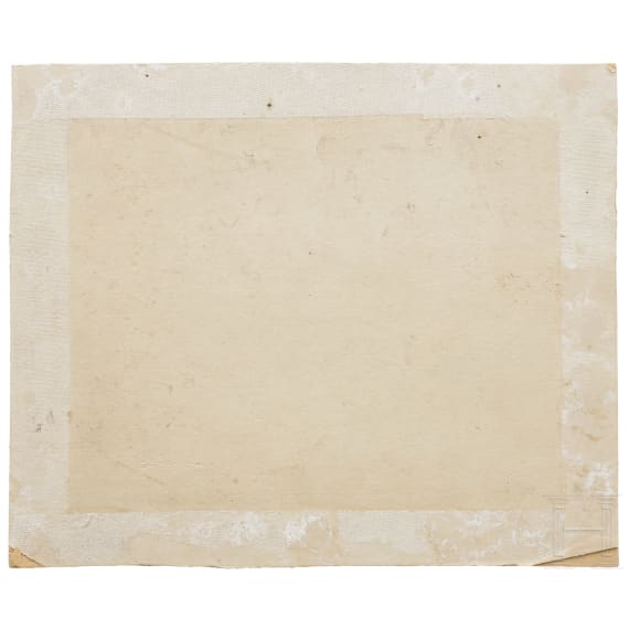 Kronprinz Wilhelm von Preussen - signiertes gro&szlig;formatiges Foto zu Pferd in &ouml;sterreichischer Generalsuniform, 1909