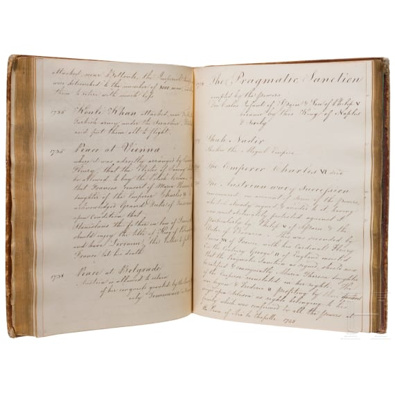 Prinz Friedrich Karl von Preu&szlig;en (1828 - 1885) - Mappe und B&uuml;cher aus dem Nachlass