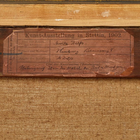 Moritz Delfs (1823 - 1906) - Prinz Friedrich Karl beim Mosel&uuml;bergang im Krieg 1870/71