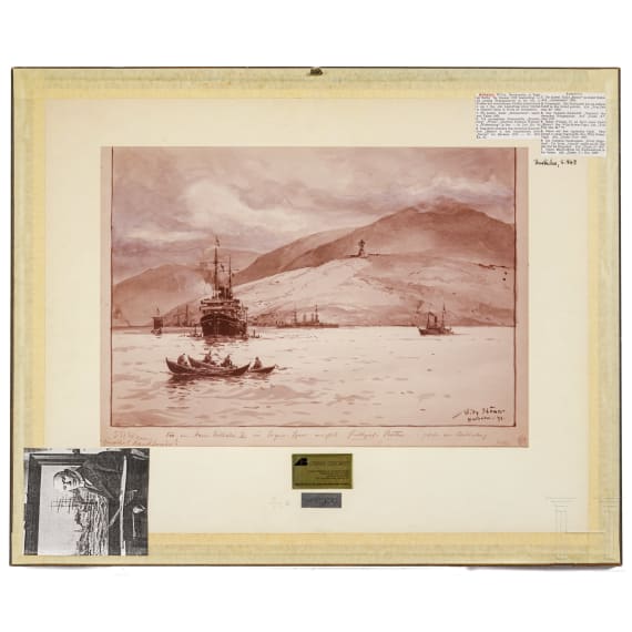 Willy St&ouml;wer (1864 - 1931) - Fjord bei Balholm, datiert 1912