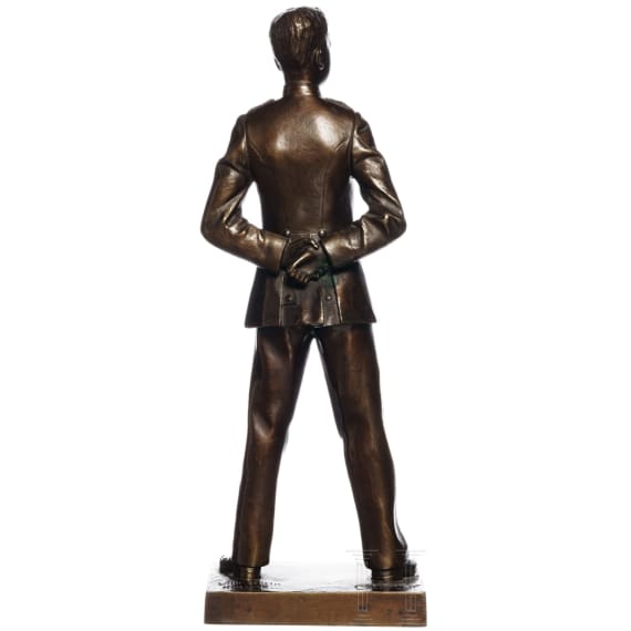 Bronzefigur eines preu&szlig;ischen Kadetten