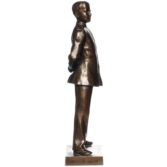 Bronzefigur eines preu&szlig;ischen Kadetten